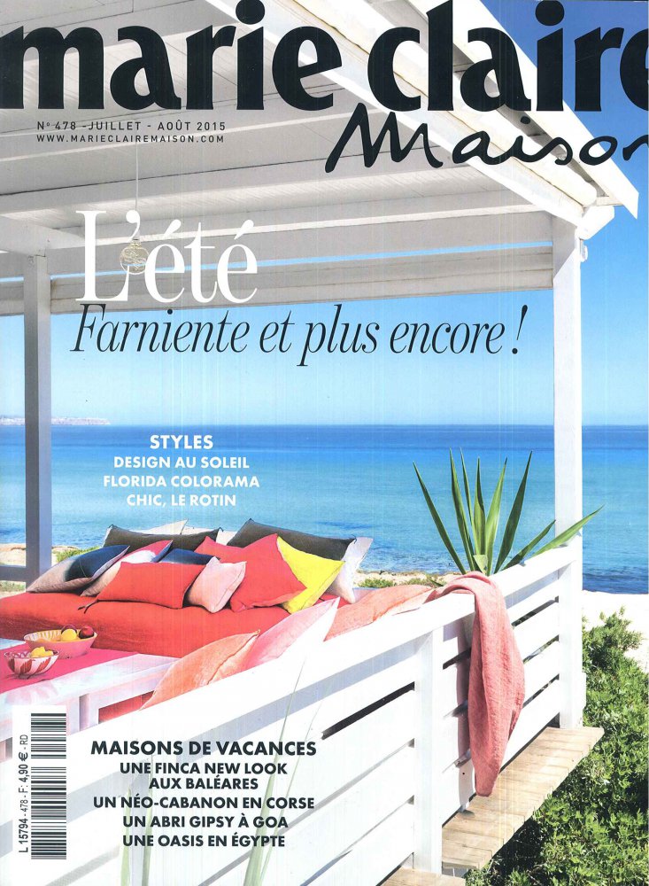 Marie Claire Maison n°478 / Juillet-Août 2015 / Marie Claire Maison